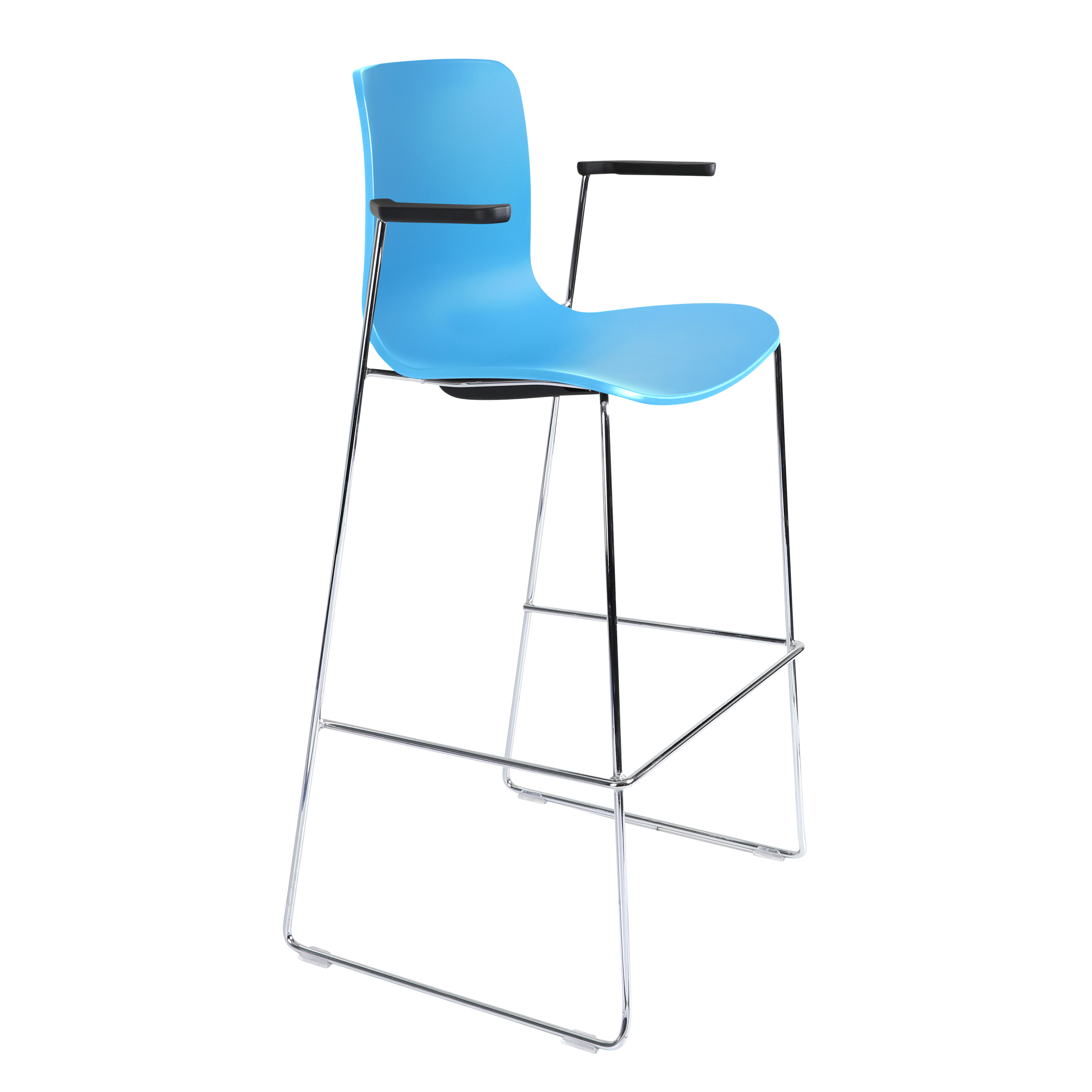 Acti Stool (Ocean Blue / Stool Sled Base)